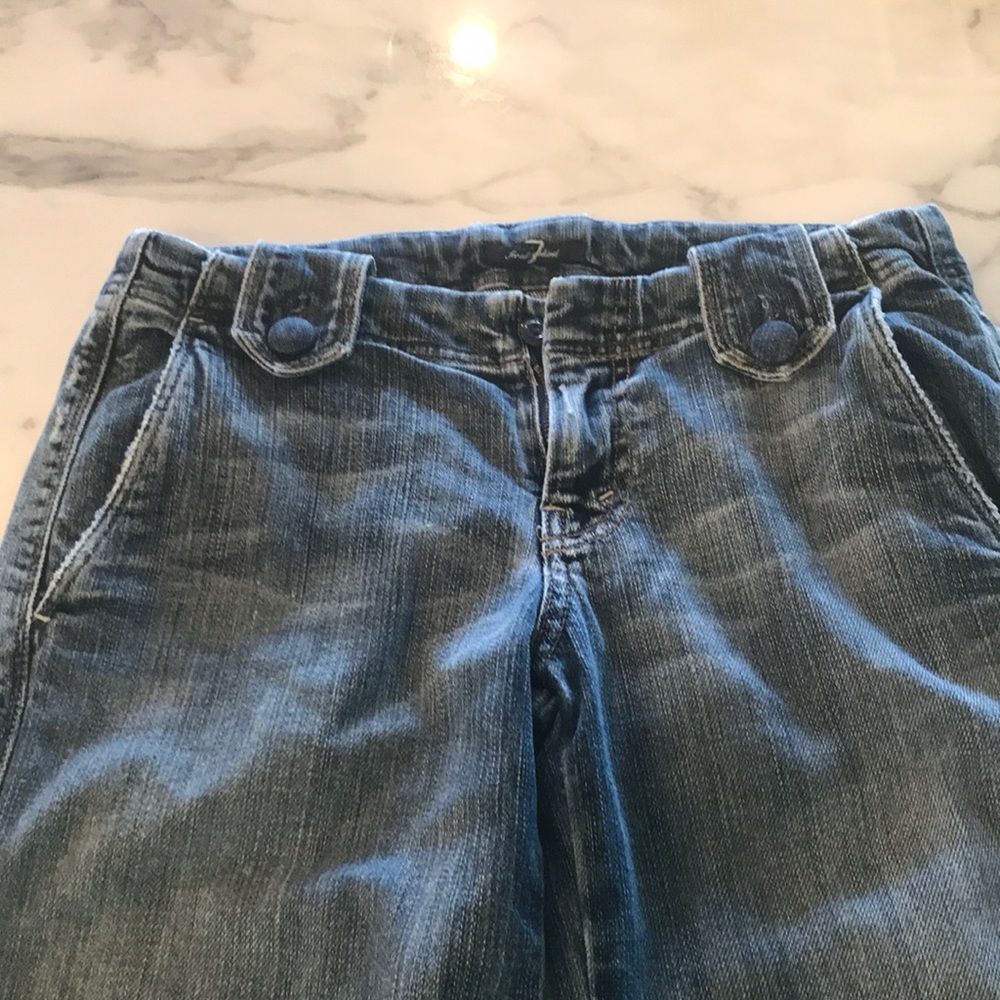 Seven for All Mankind  Bermuda Jean Shorts. Sz 26. - Picture 5 of 8